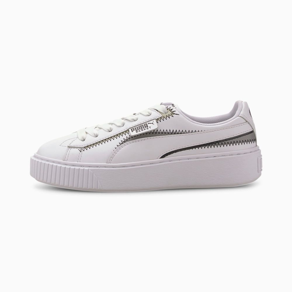 Puma Platform Mixed Női Sportcipő - Fehér ( Hungary - EIHCP8745 )